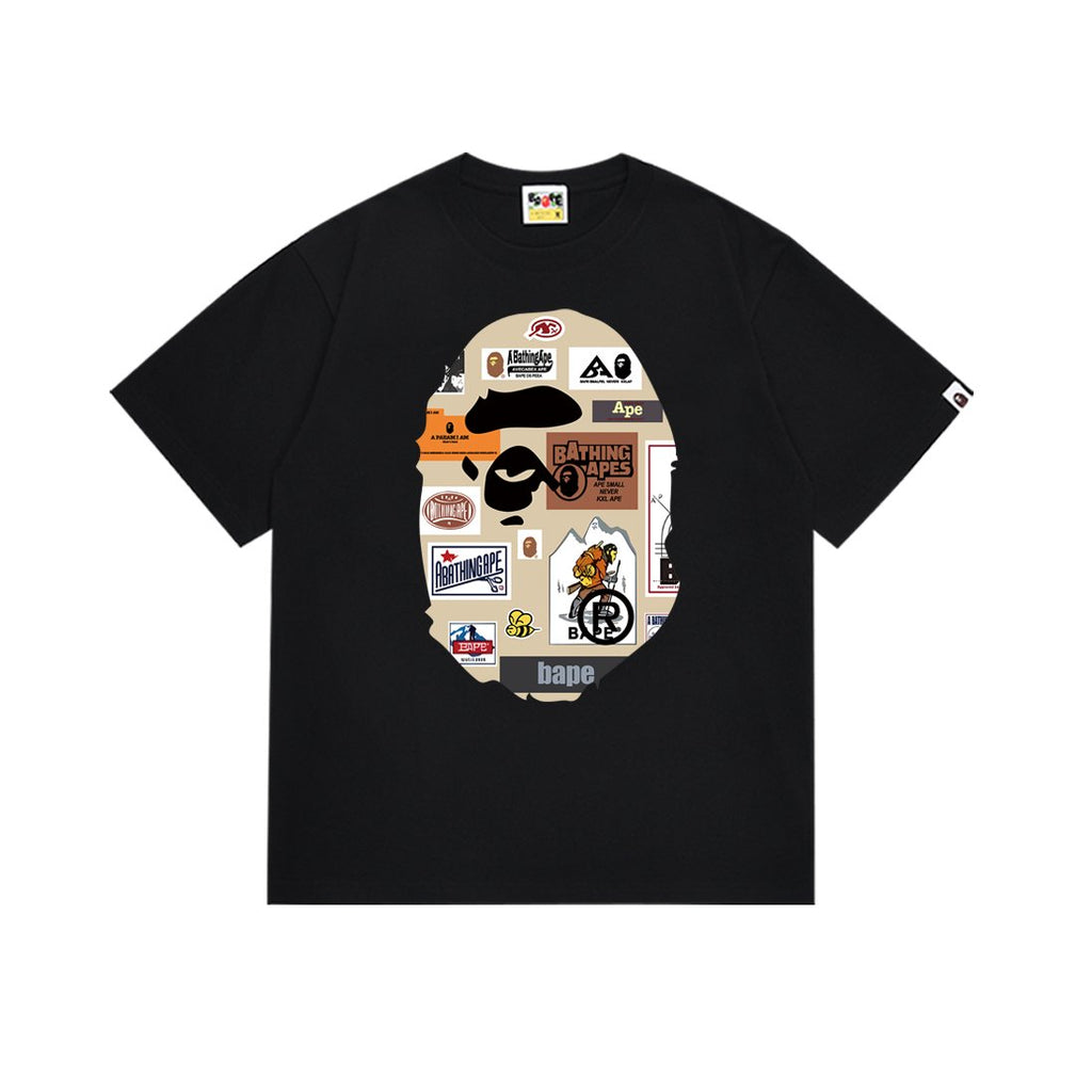 BAPE Ape Head Short-Sleeve Graphic T-Shirt