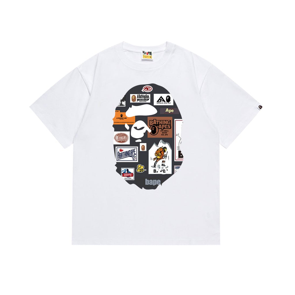 BAPE Ape Head Short-Sleeve Graphic T-Shirt