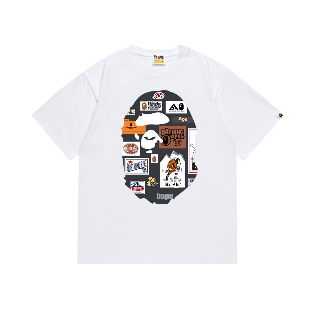 BAPE Ape Head Short-Sleeve Graphic T-Shirt