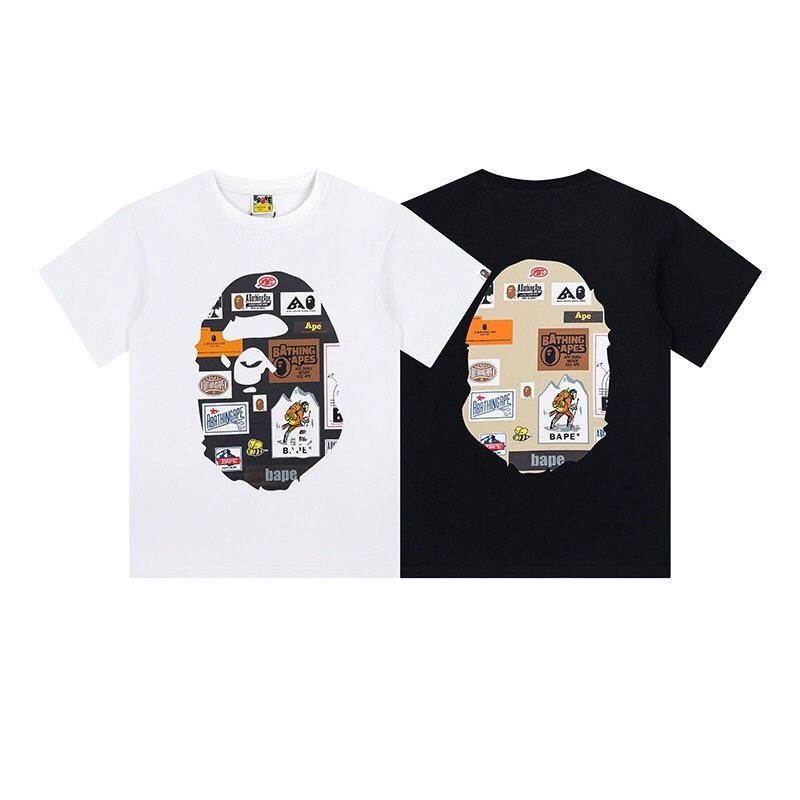 BAPE Ape Head Short-Sleeve Graphic T-Shirt