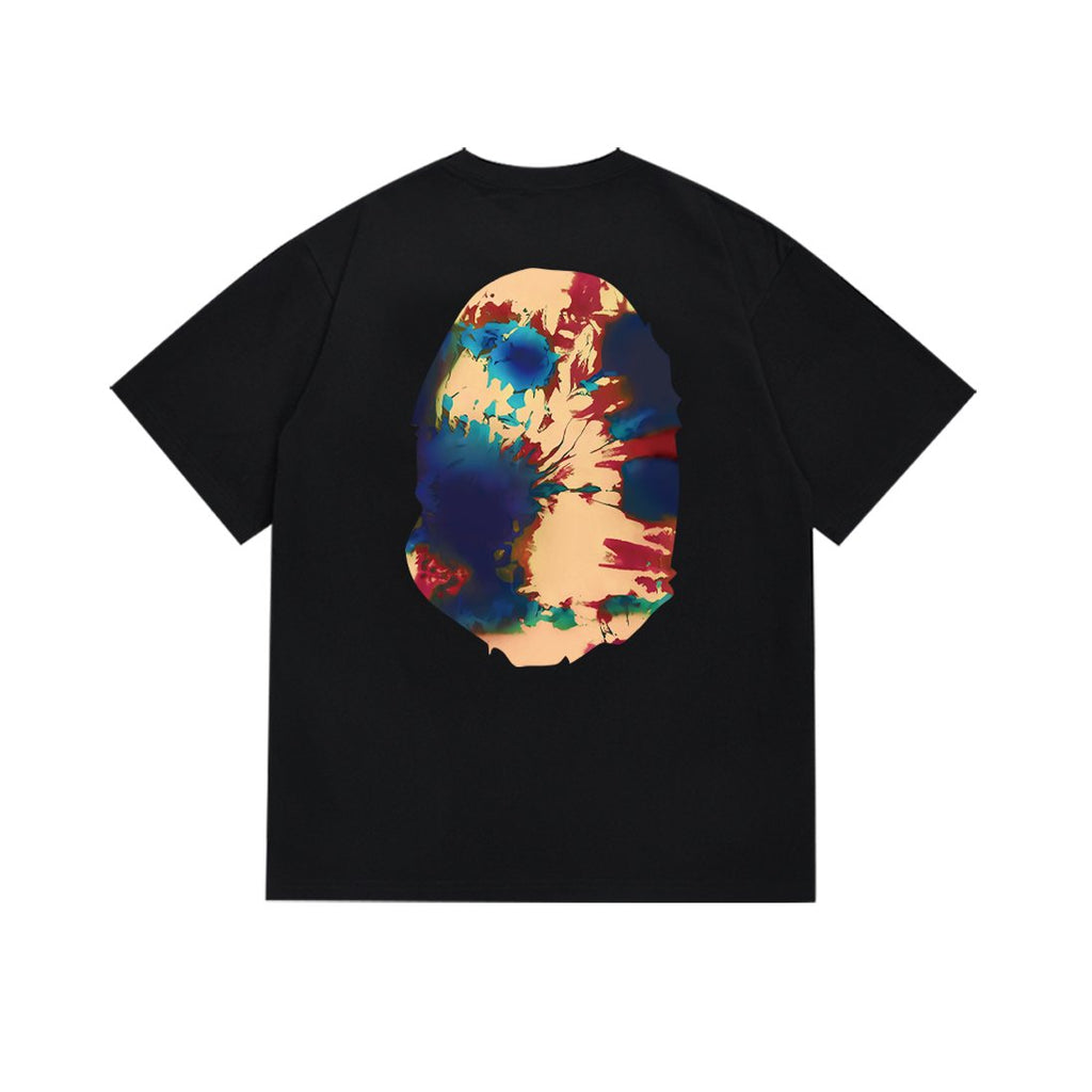 BAPE Ape Head Tie-Dye Graphic T-Shirt