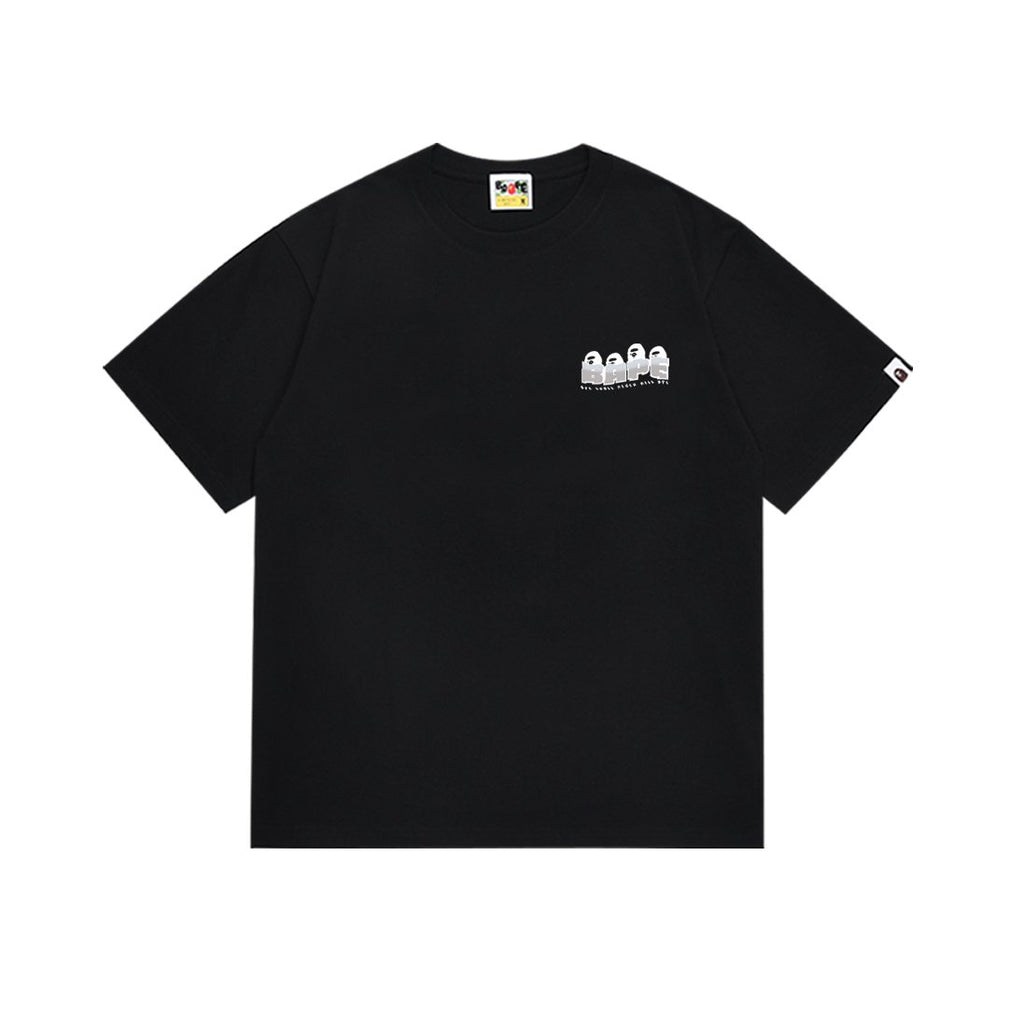BAPE Ape Head Letter Graphic Short-Sleeve T-Shirt
