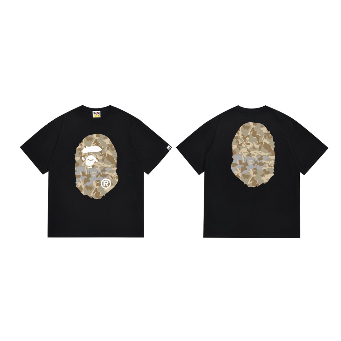 BAPE Camo Ape-Head Graphic T-Shirt