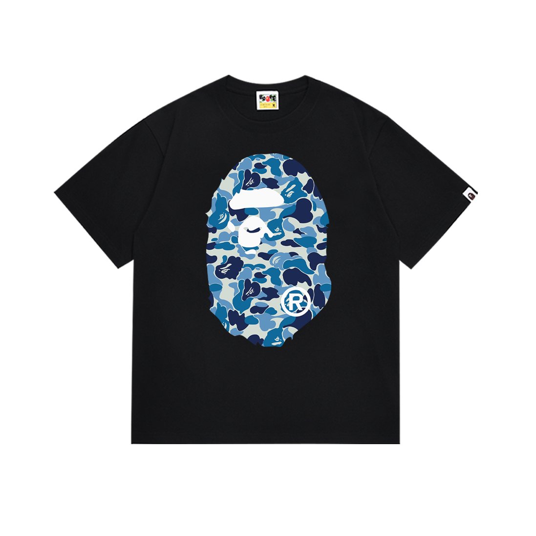 BAPE Camouflage Ape-Head Graphic Short-Sleeve T-Shirt