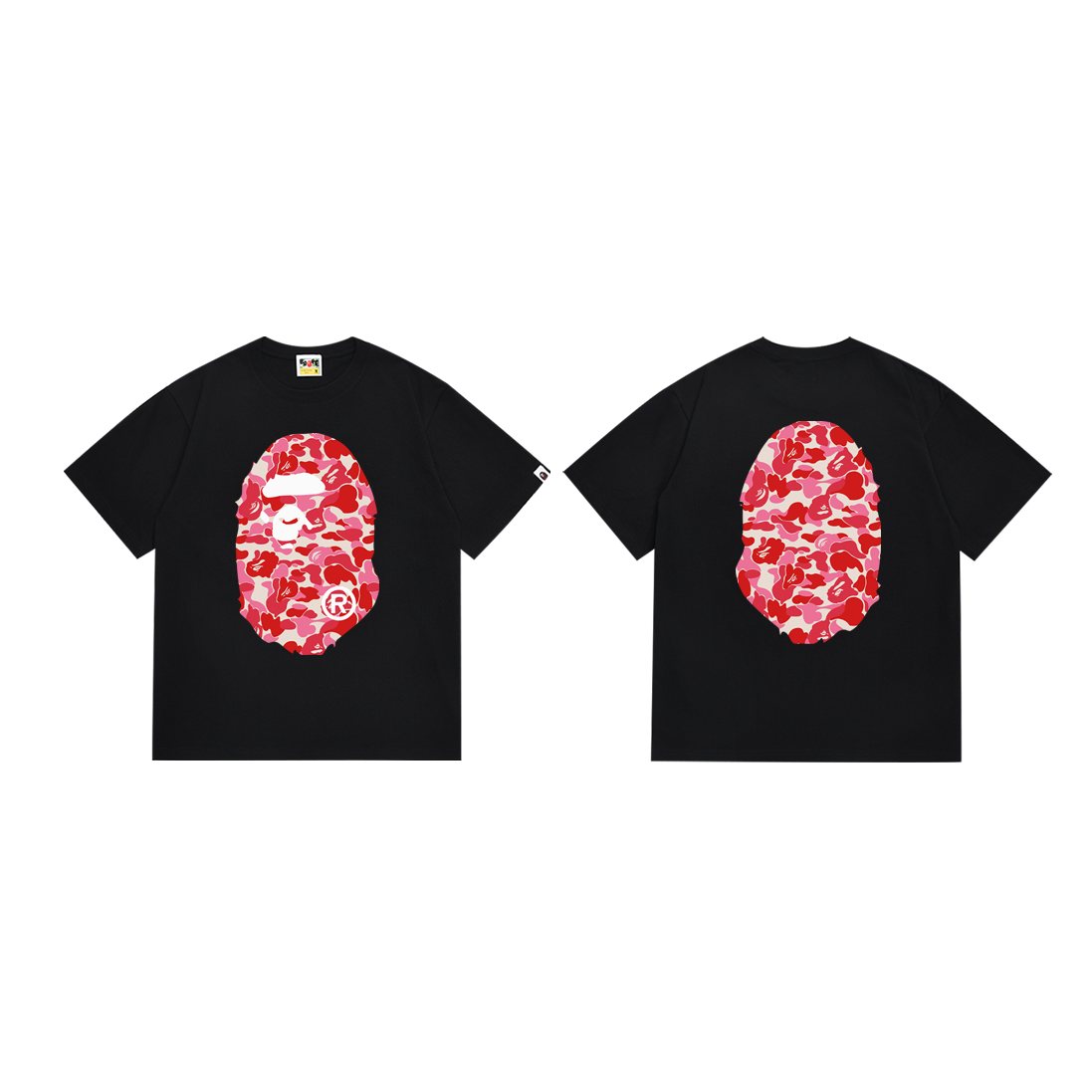 BAPE Camouflage Ape-Head Graphic Short-Sleeve T-Shirt
