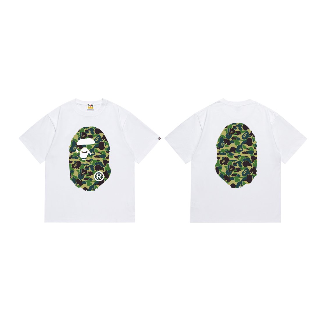 BAPE Camouflage Ape-Head Graphic Short-Sleeve T-Shirt