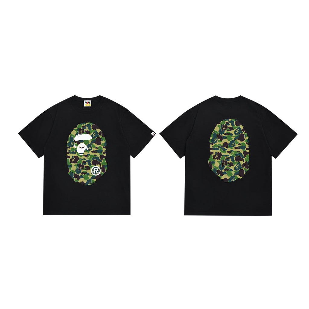 BAPE Camouflage Ape-Head Graphic Short-Sleeve T-Shirt