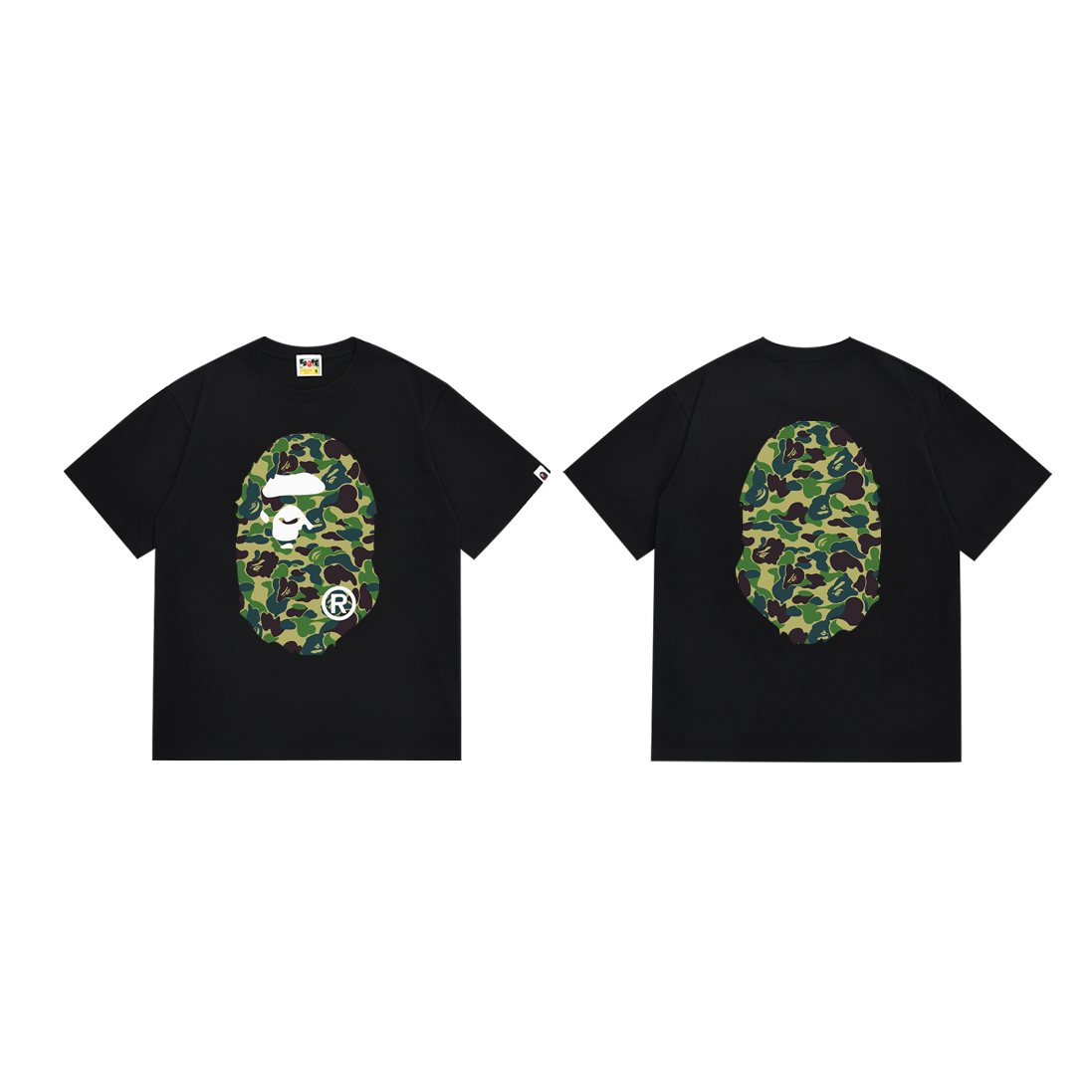 BAPE Camouflage Ape-Head Graphic Short-Sleeve T-Shirt