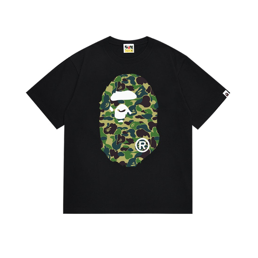 BAPE Camouflage Ape-Head Graphic Short-Sleeve T-Shirt