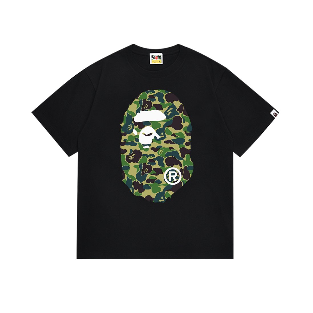 BAPE Camouflage Ape-Head Graphic Short-Sleeve T-Shirt