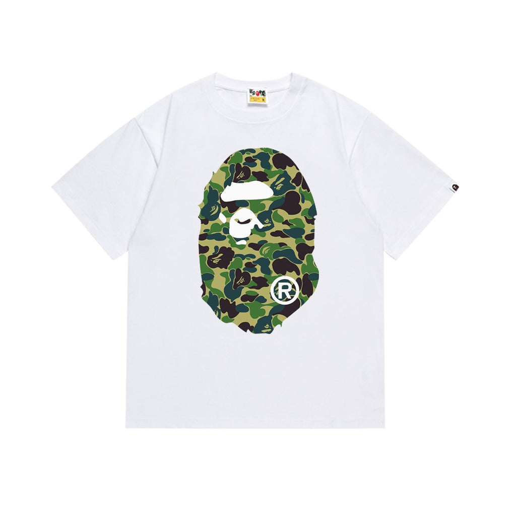 BAPE Camouflage Ape-Head Graphic Short-Sleeve T-Shirt