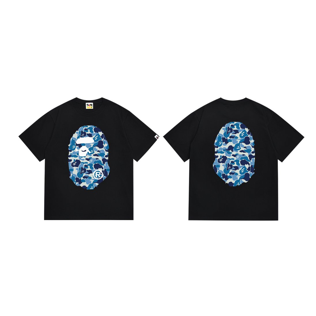BAPE Camouflage Ape-Head Graphic Short-Sleeve T-Shirt