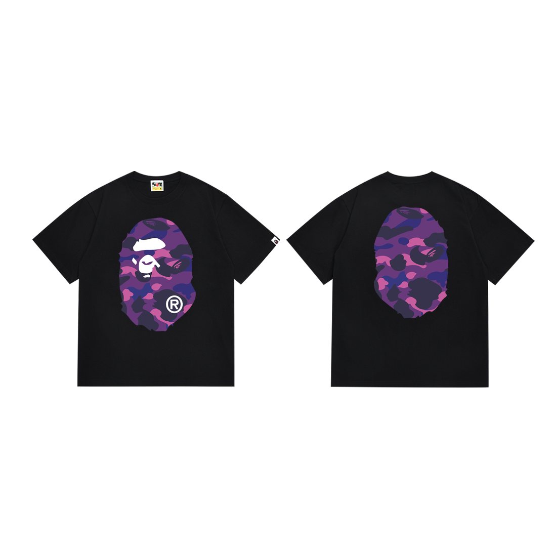 BAPE Ape Face Camo Graphic T-Shirt