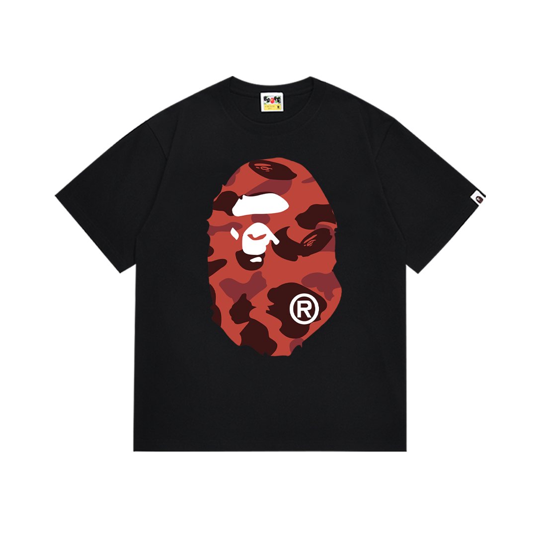 BAPE Ape Face Camo Graphic T-Shirt