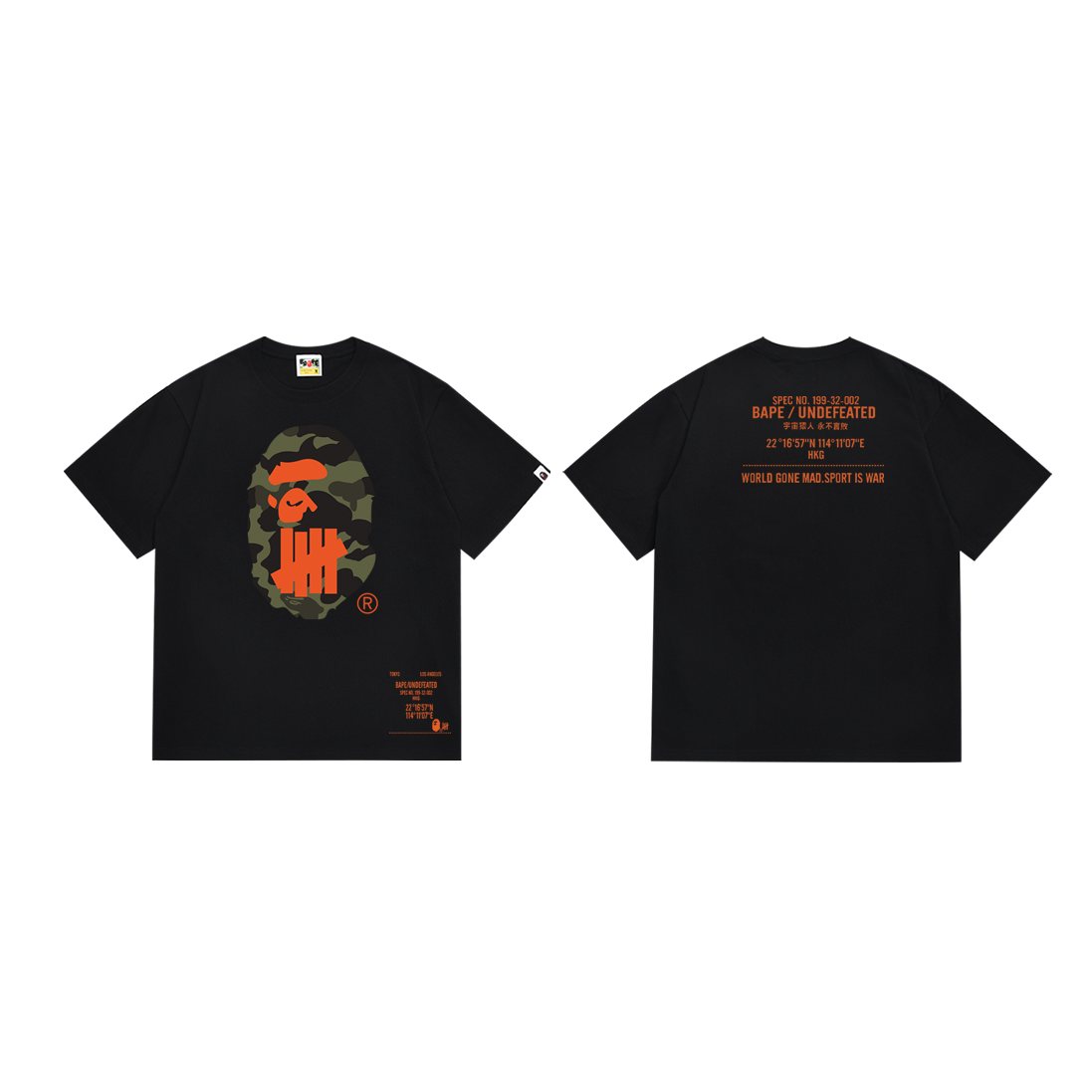 BAPE Camo Front and Back Graphic T-Shirt