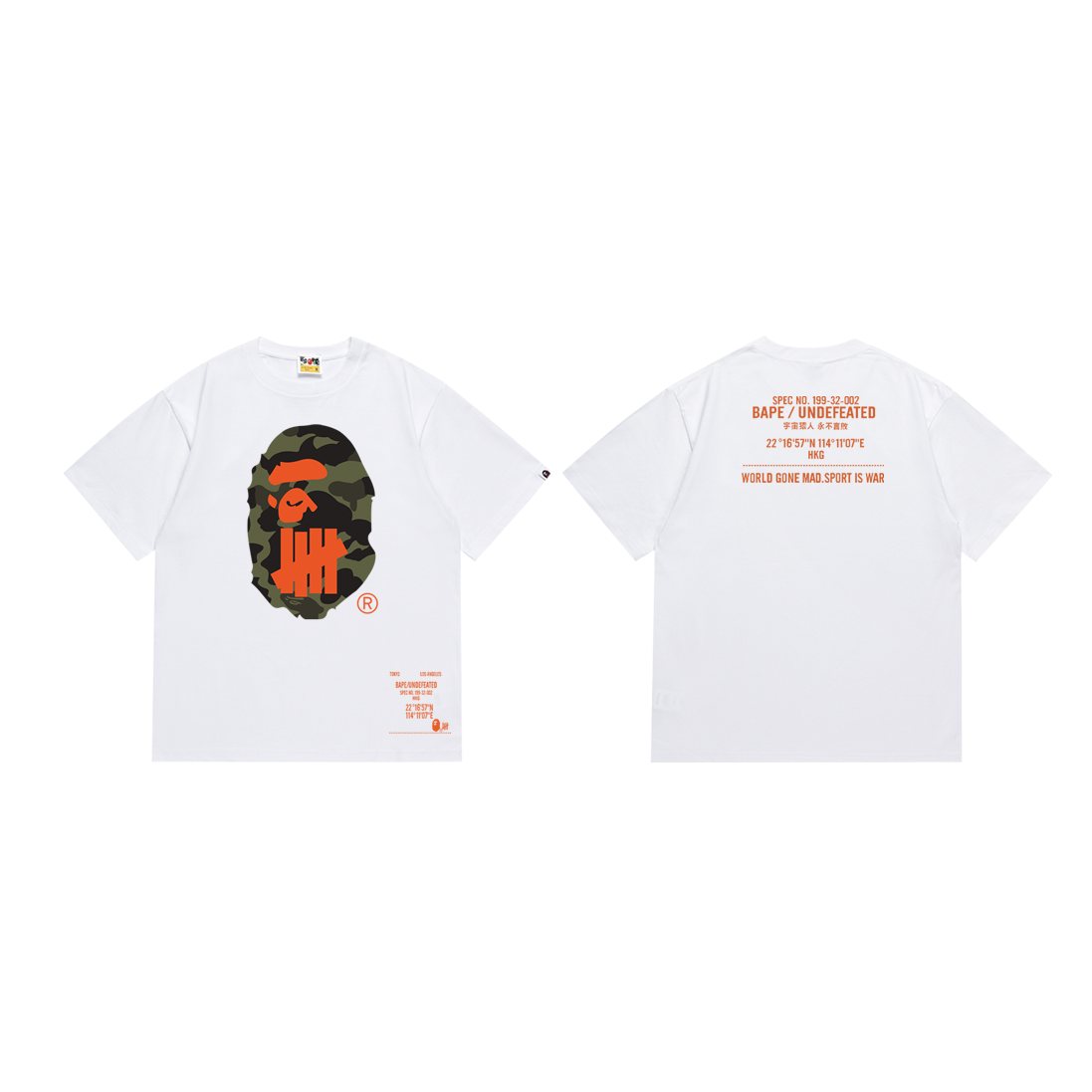 BAPE Camo Front and Back Graphic T-Shirt