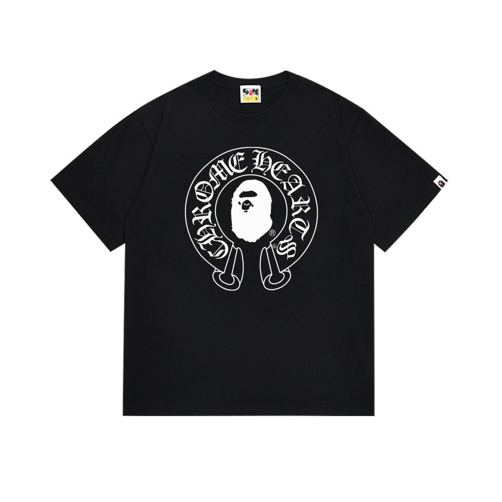 BAPE Ape & Flower Graphic Short-Sleeve T-Shirt