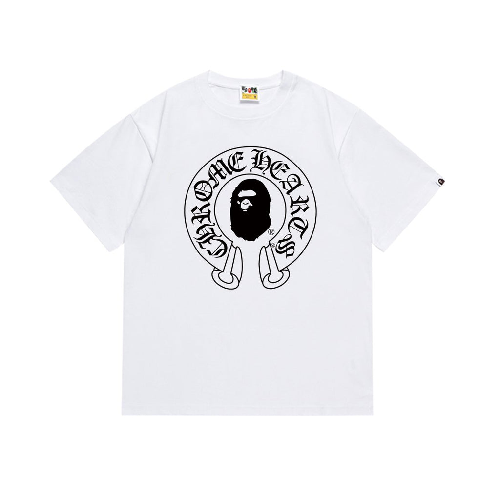 BAPE Ape & Flower Graphic Short-Sleeve T-Shirt