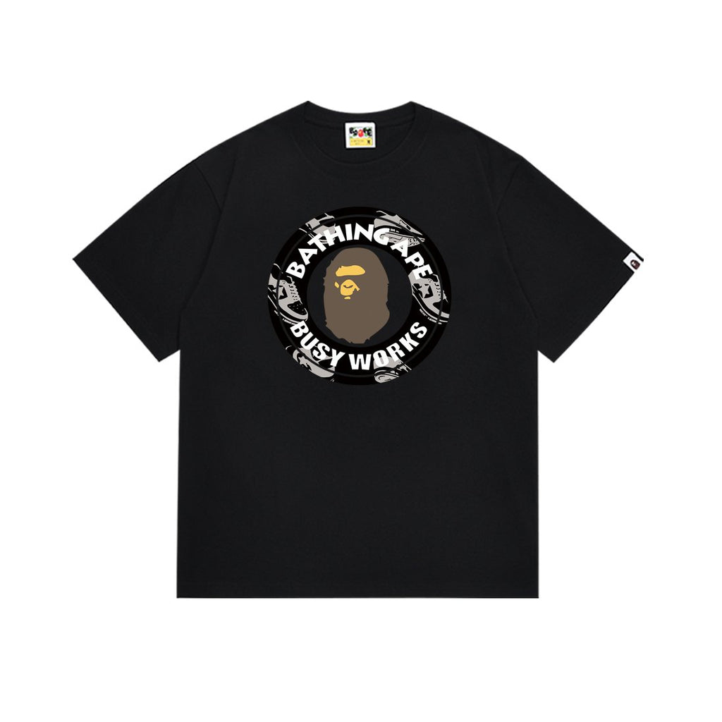 BAPE Ape-Head Circle Graphic T-Shirt