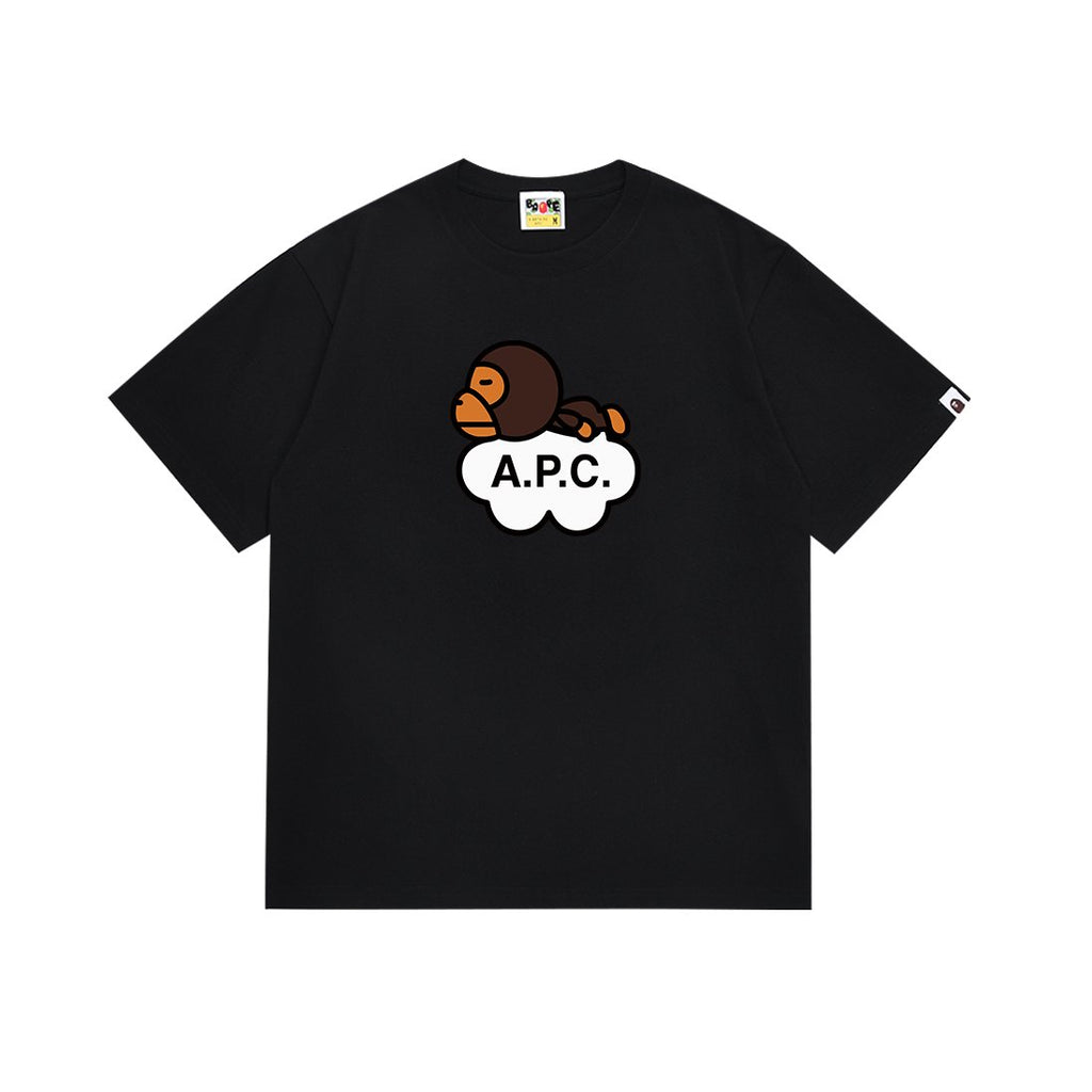 BAPE Ape Cloud Graphic Short-Sleeve T-Shirt