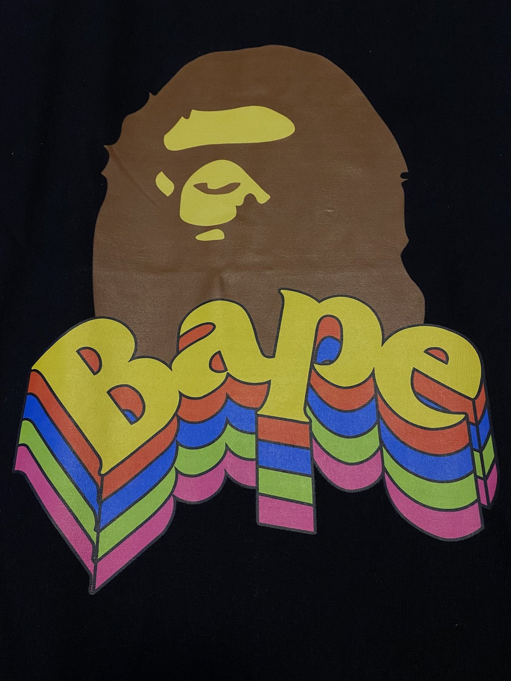 BAPE Ape Rainbow Graphic T-Shirt