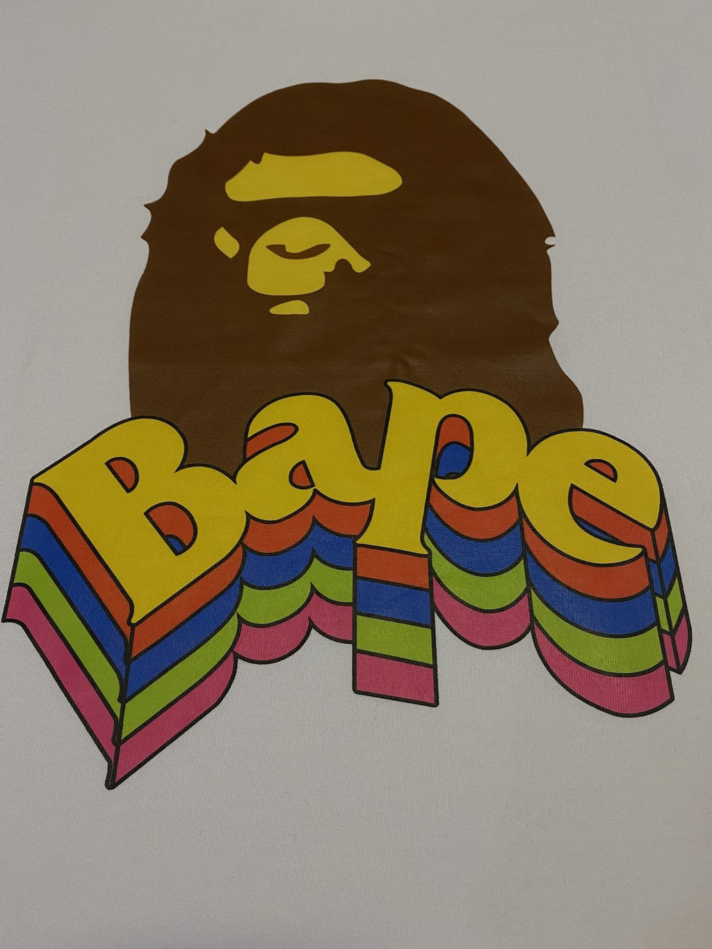 BAPE Ape Rainbow Graphic T-Shirt