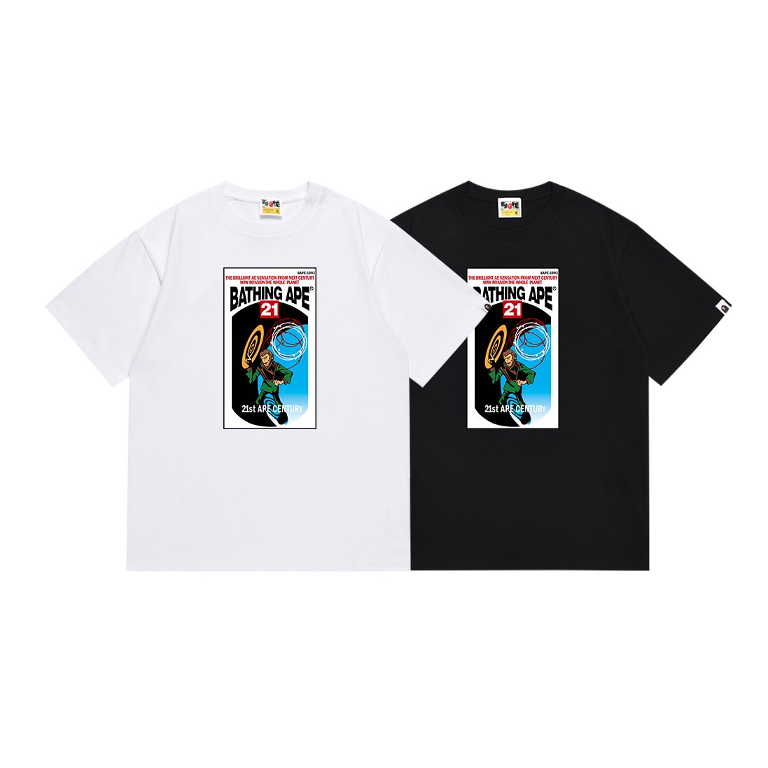 BAPE 21 Poster Graphic T-Shirt