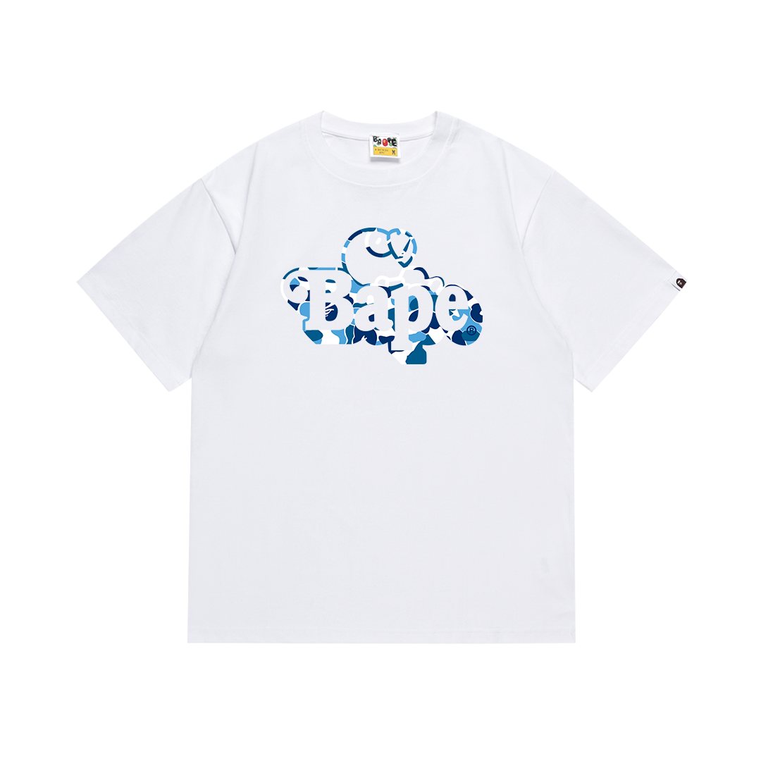BAPE Blue Camo Graphic T-Shirt