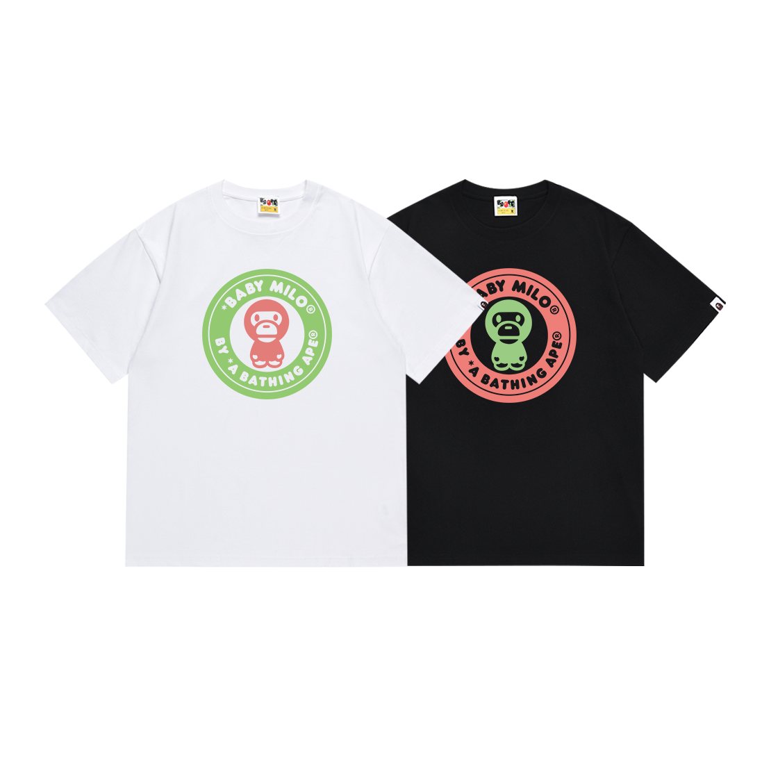 BAPE Baby Milo Circular Logo Graphic T-Shirt