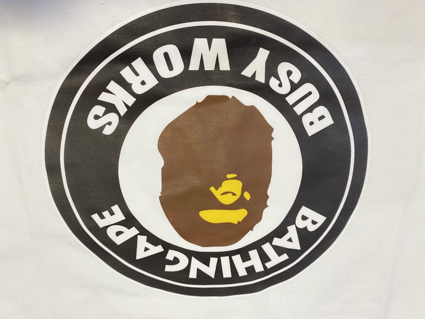 BAPE Busy Works Circle Graphic T-Shirt