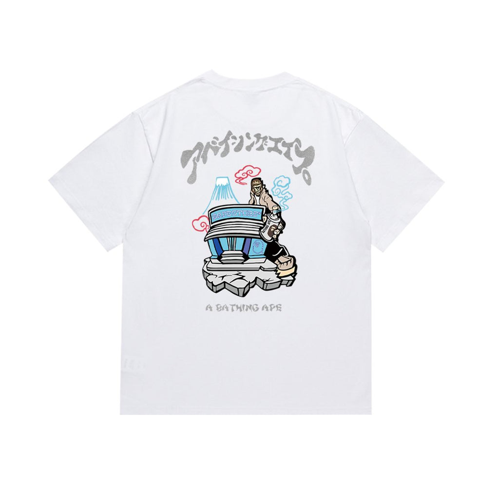 BAPE Chest and Back Graphic Short-Sleeve T-Shirt