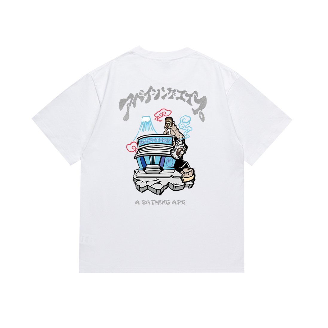 BAPE Chest and Back Graphic Short-Sleeve T-Shirt