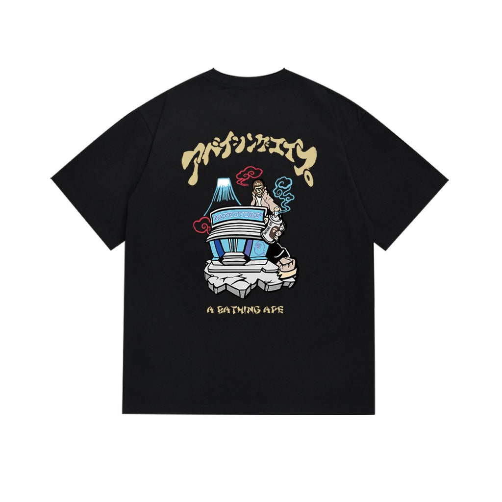 BAPE Chest and Back Graphic Short-Sleeve T-Shirt