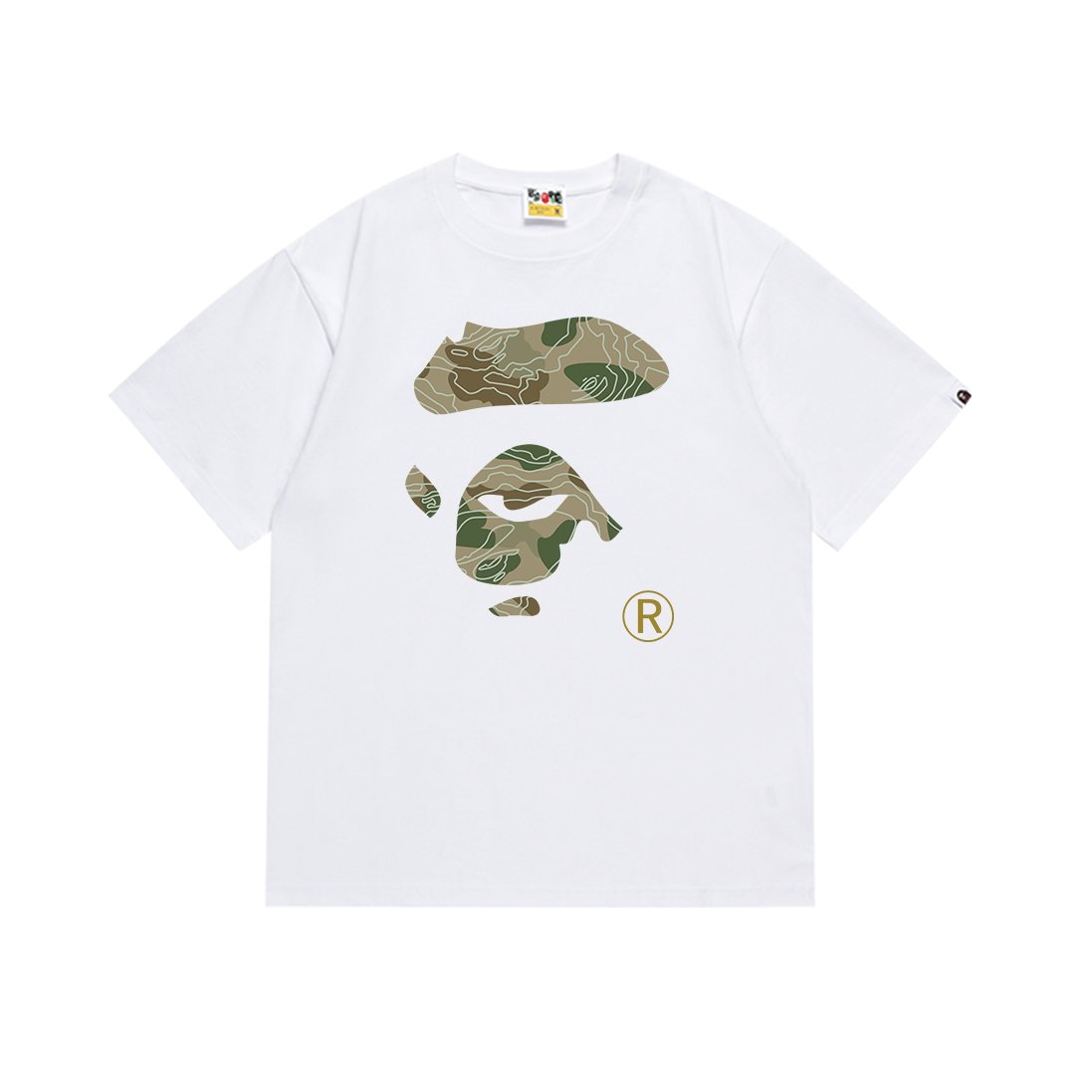 BAPE Camo Ape Face Graphic T-Shirt