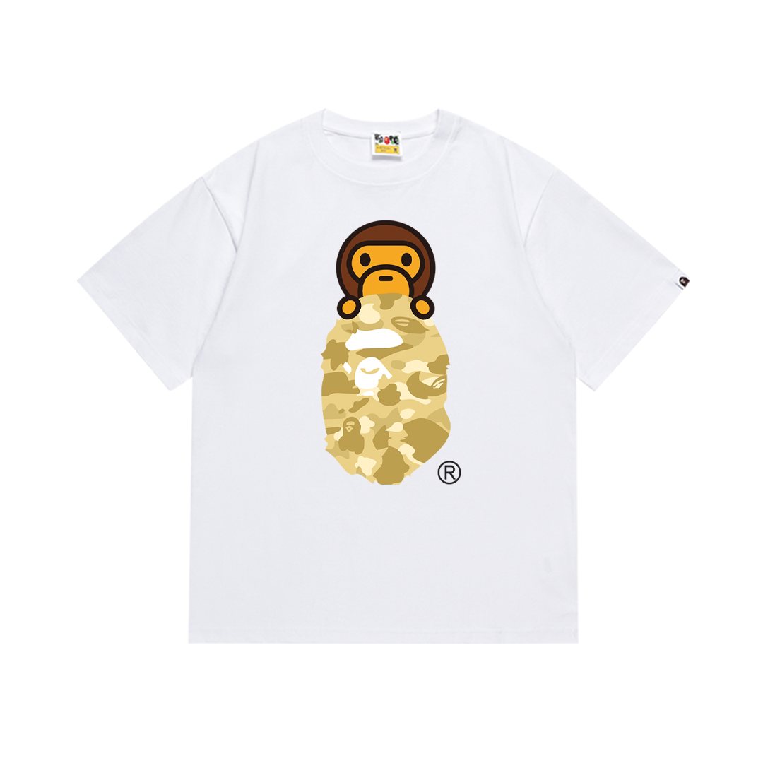 BAPE Camo Ape-Head Graphic T-Shirt