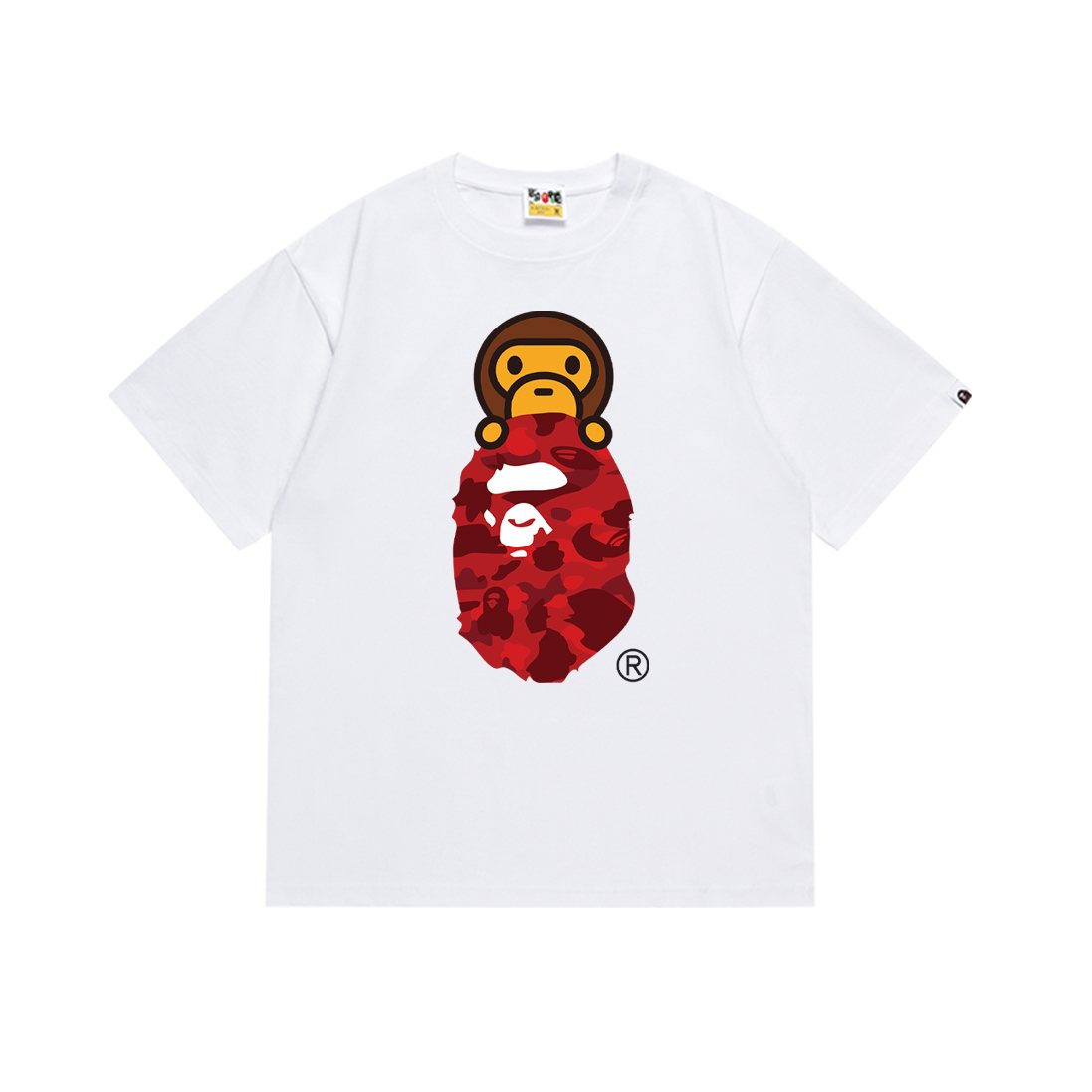 BAPE Camo Ape-Head Graphic T-Shirt