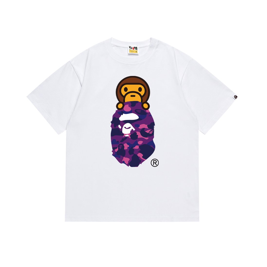 BAPE Camo Ape-Head Graphic T-Shirt