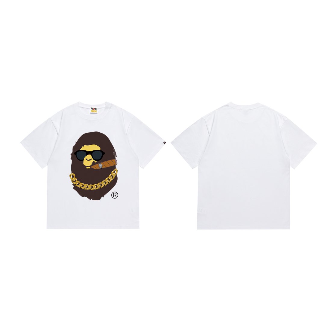 BAPE Ape Cigar Chain Graphic T-Shirt