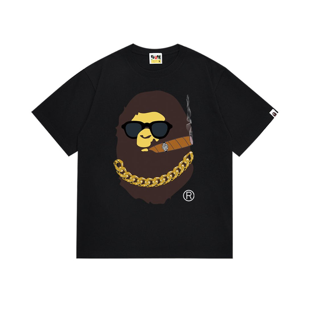 BAPE Ape Cigar Chain Graphic T-Shirt
