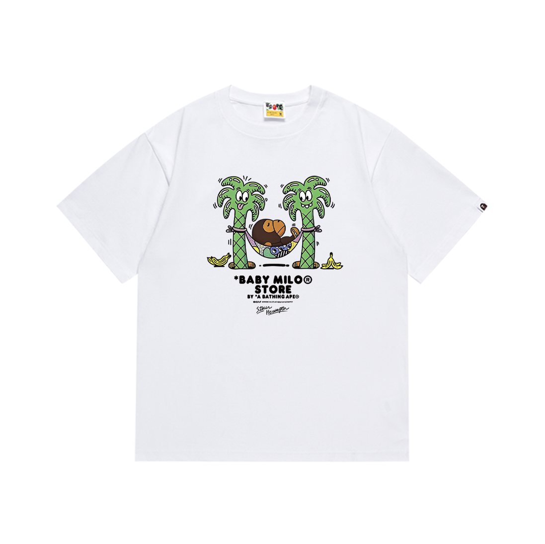 BAPE Baby Milo Palm Tree Graphic T-Shirt