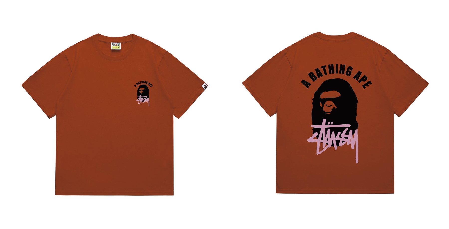 BAPE Black Ape Back Graphic T-Shirt