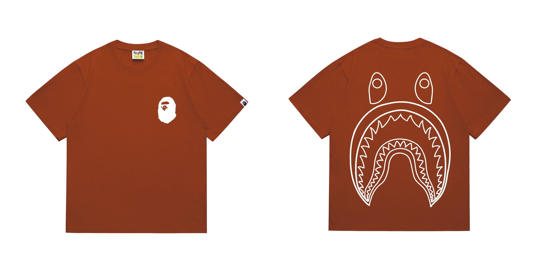 BAPE Chest Graphic Back Print T-Shirt