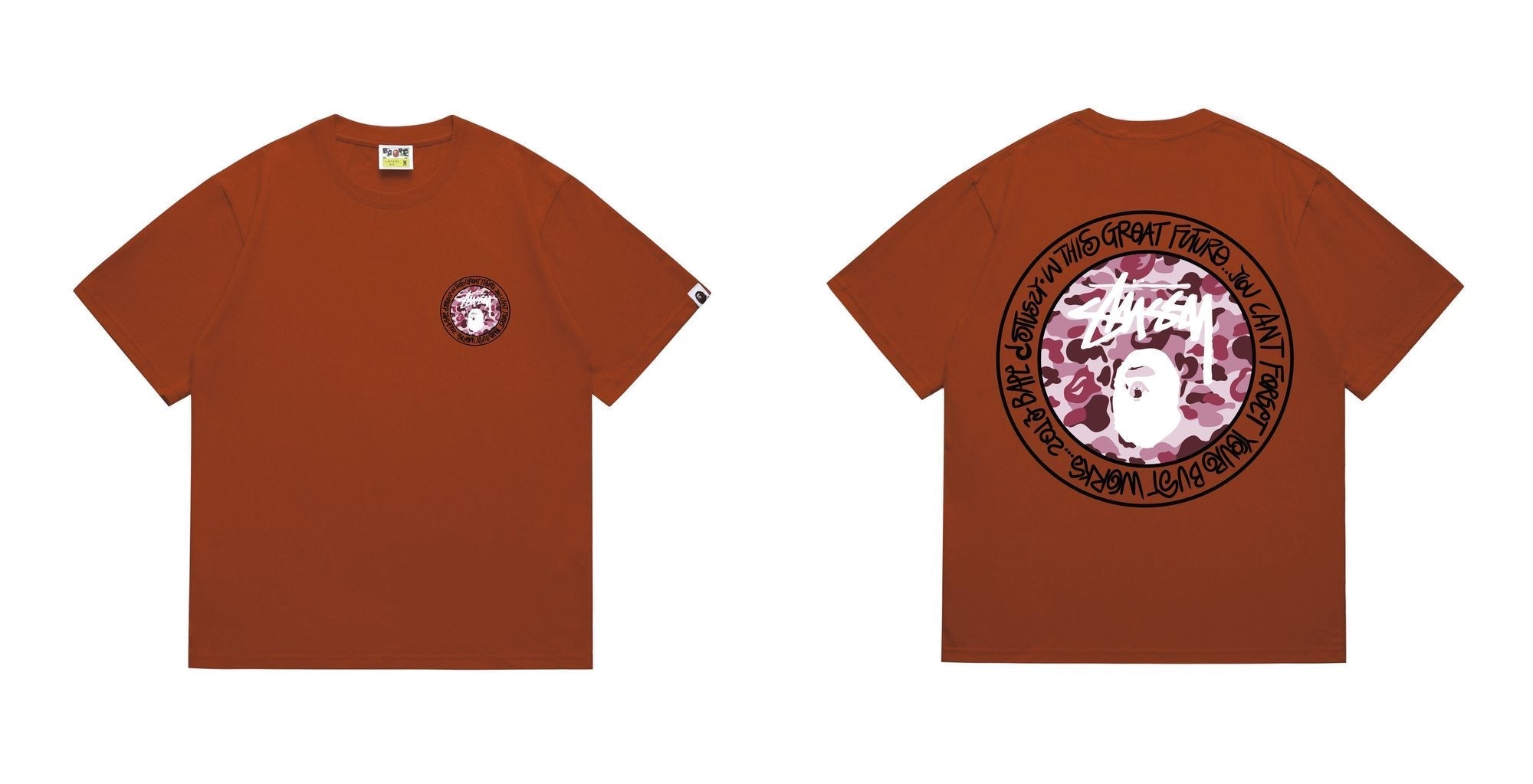 BAPE Circular Back Graphic T-Shirt