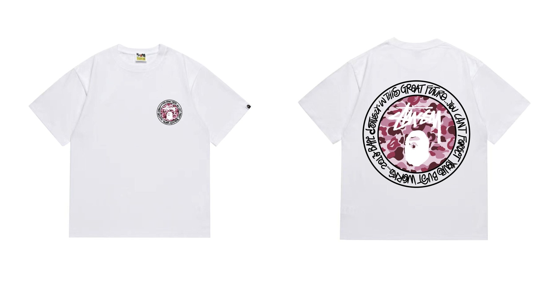 BAPE Circular Back Graphic T-Shirt