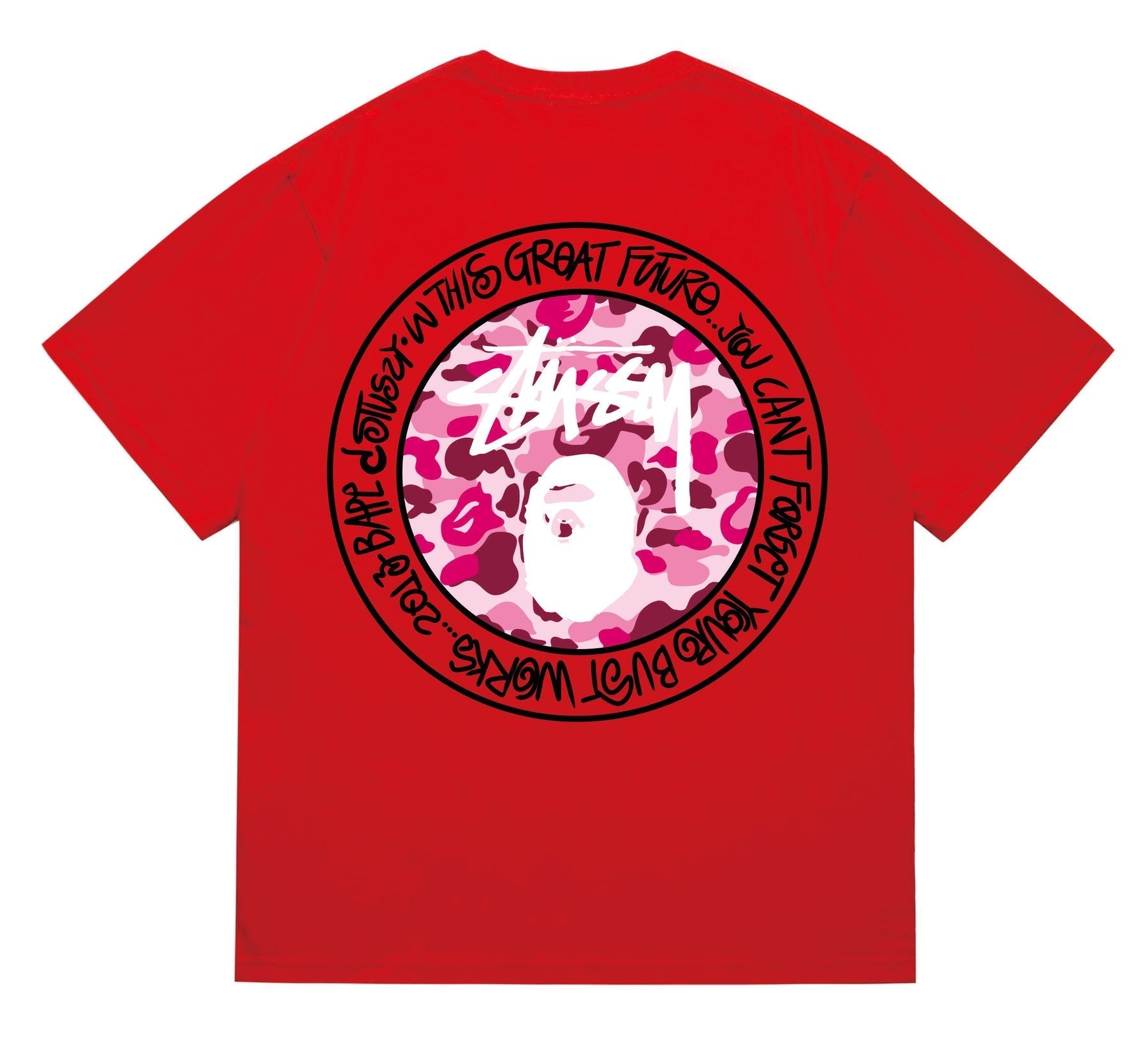 BAPE Circular Back Graphic T-Shirt