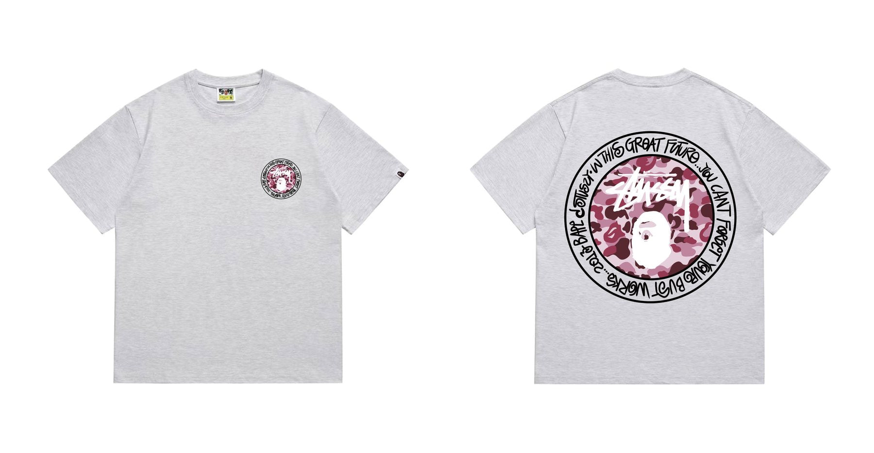 BAPE Circular Back Graphic T-Shirt