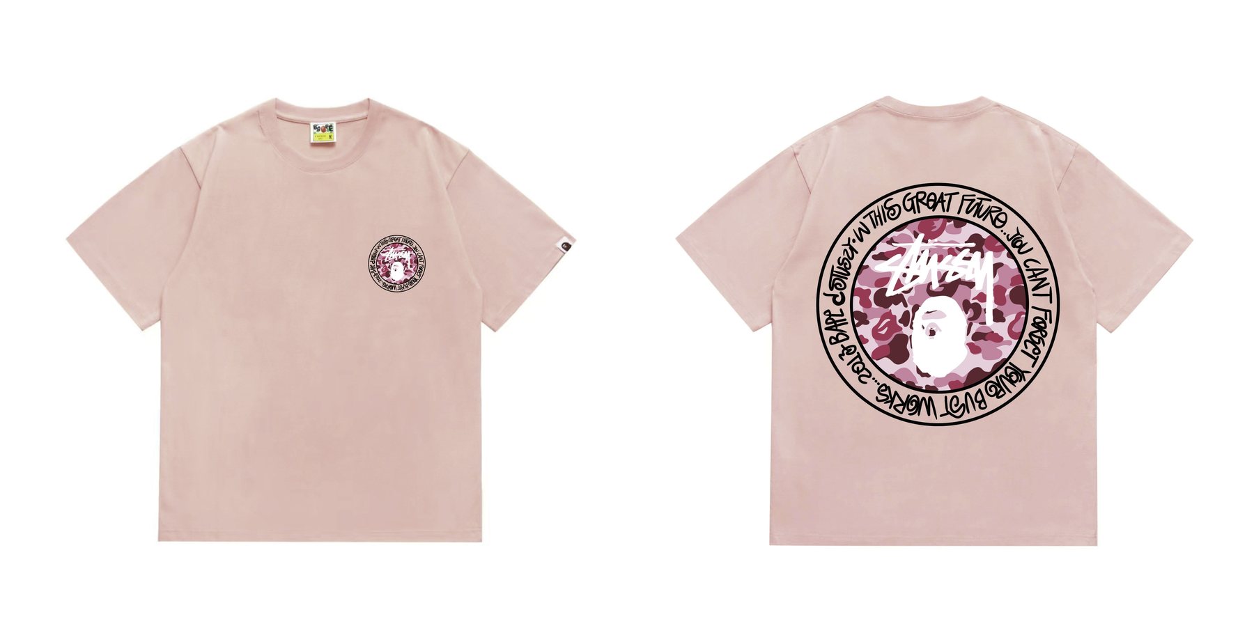 BAPE Circular Back Graphic T-Shirt