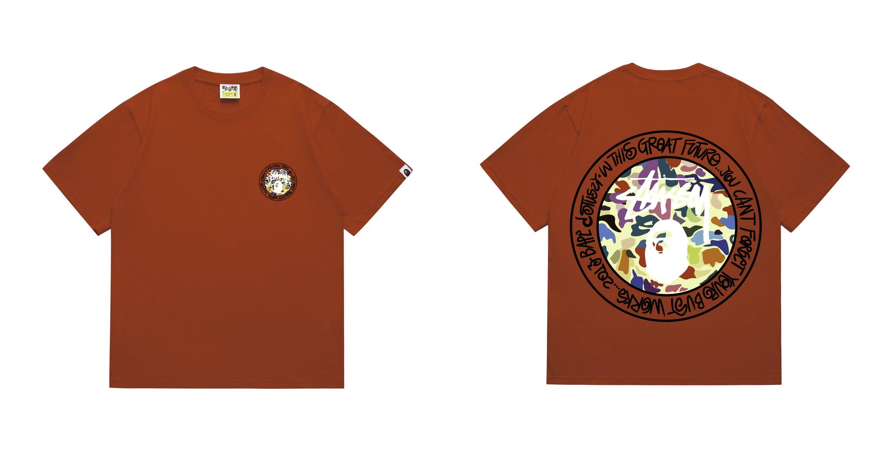 BAPE Circular Ape Graphic T-Shirt