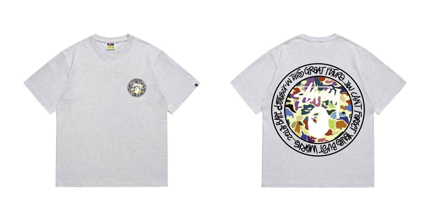 BAPE Circular Ape Graphic T-Shirt