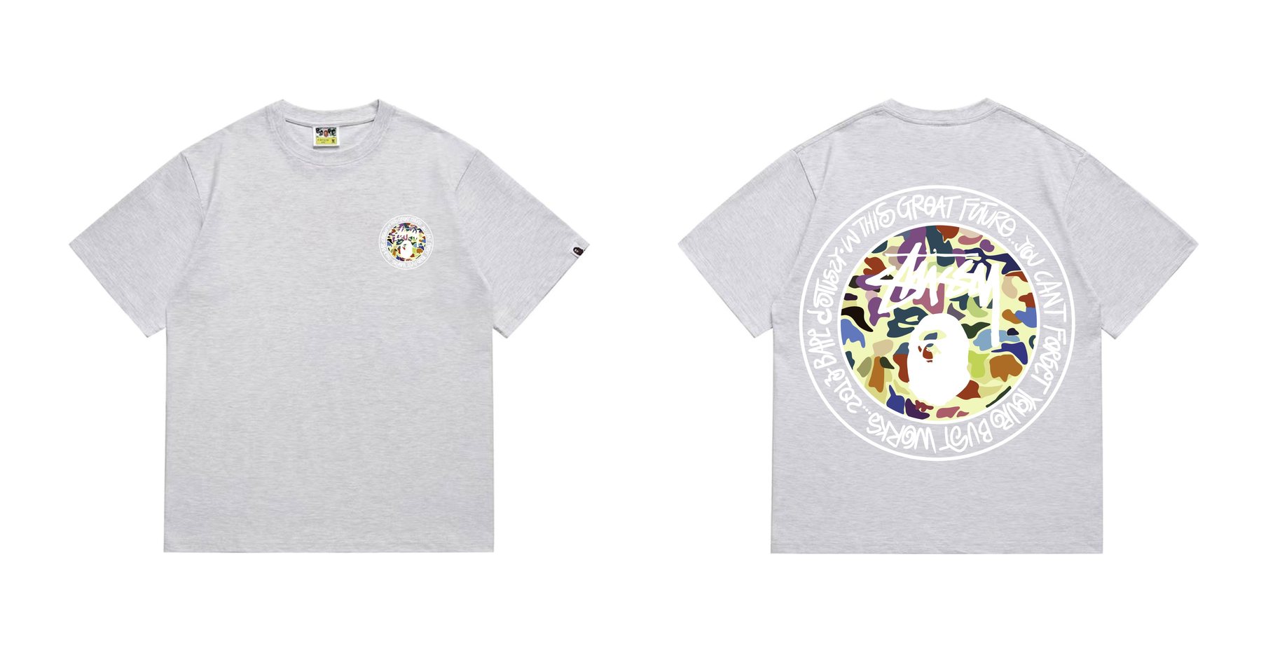 BAPE Circular Wordmark Graphic T-Shirt